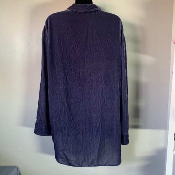 Zara crushed velvet shirt jacket - Picture 5 of 5